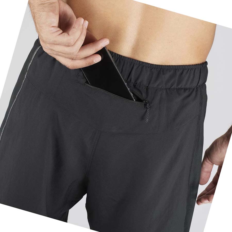 Salomon AGILE 2IN1 Shorts Herre Svarte | NO2444NWY