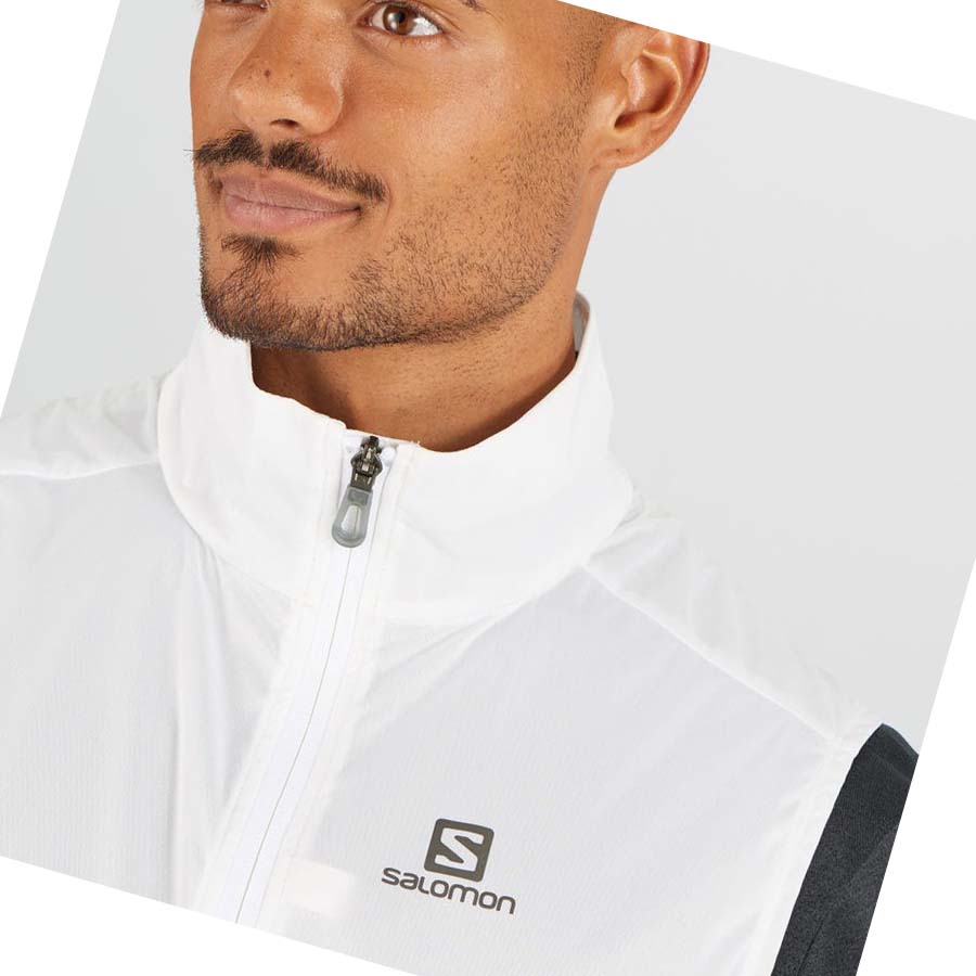 Salomon BONATTI AERO HYBRID Jakke Herre Hvite | NO2332PJJ