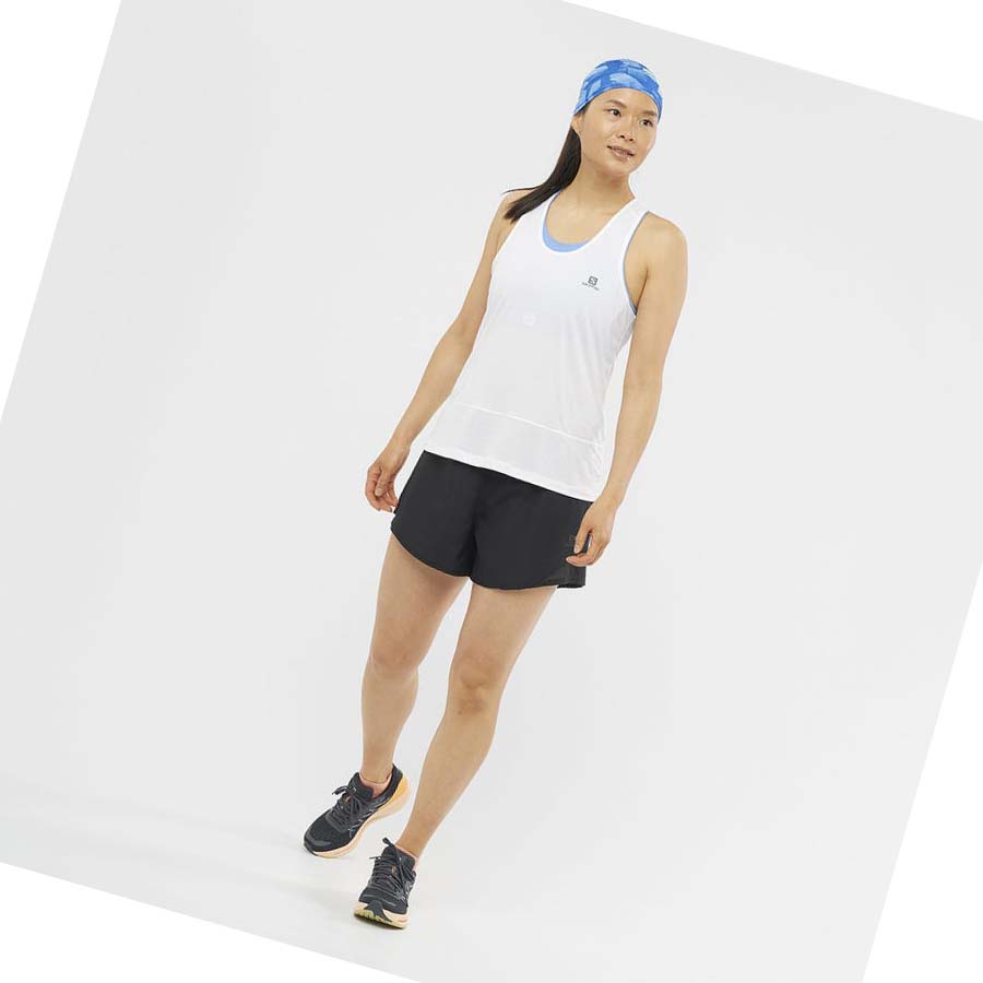 Salomon CROSS REBEL 4'' Shorts Dame Svarte | NO3271ZUT