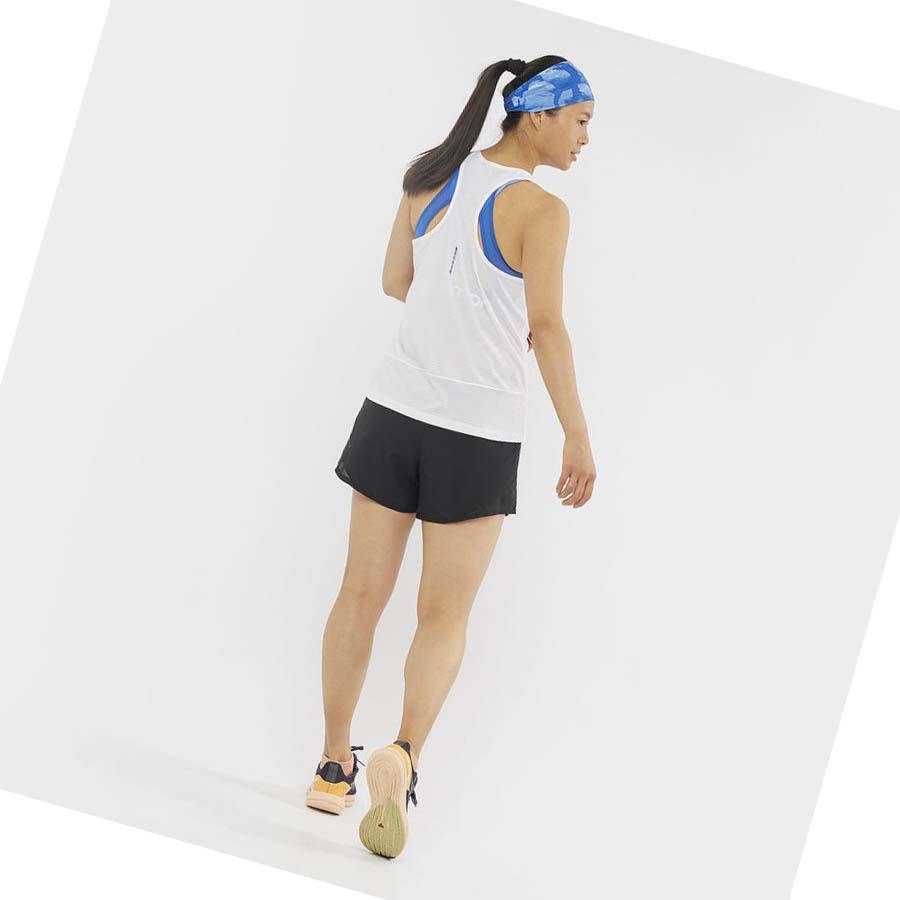 Salomon CROSS REBEL 4'' Shorts Dame Svarte | NO3271ZUT