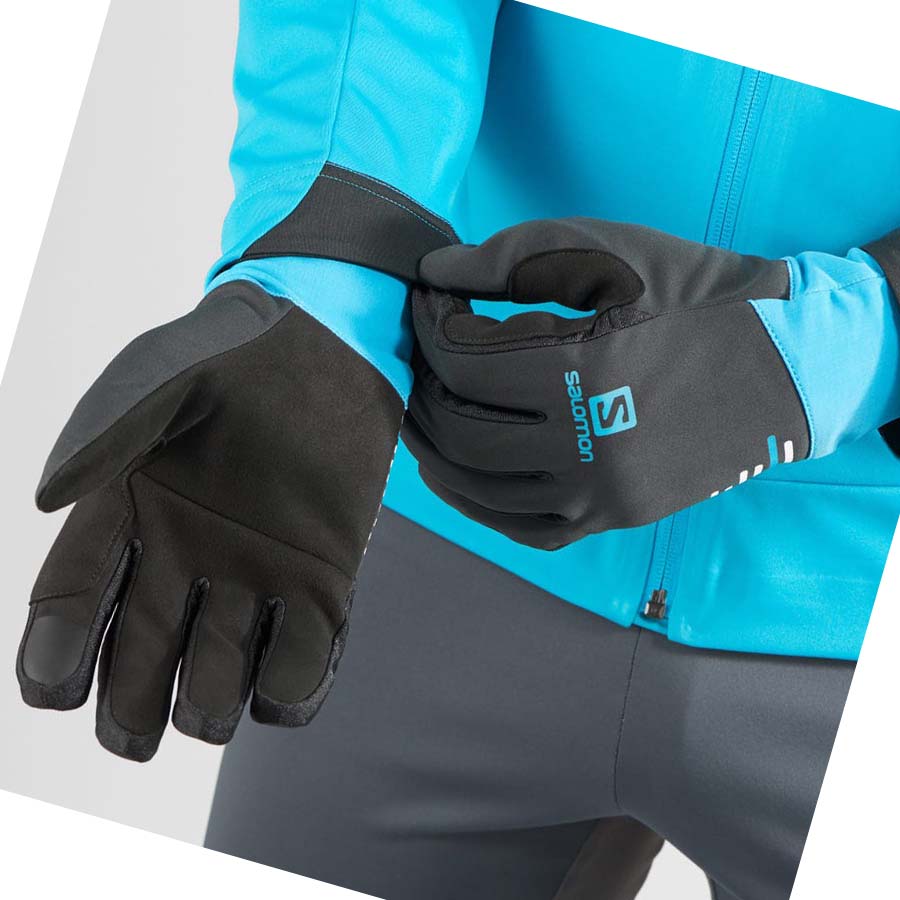 Salomon EQUIPE Hansker Herre Svarte | NO2695HAP