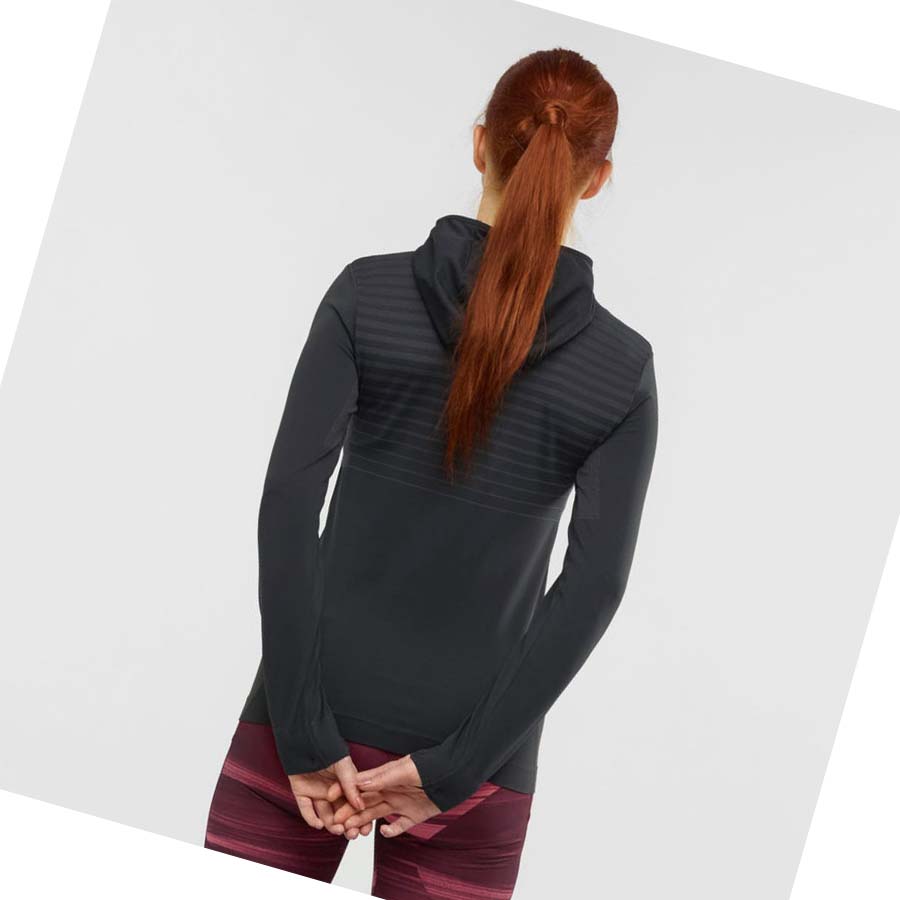 Salomon ESSENTIAL SEAMLESS Hettegensere Dame Svarte | NO3091XYU