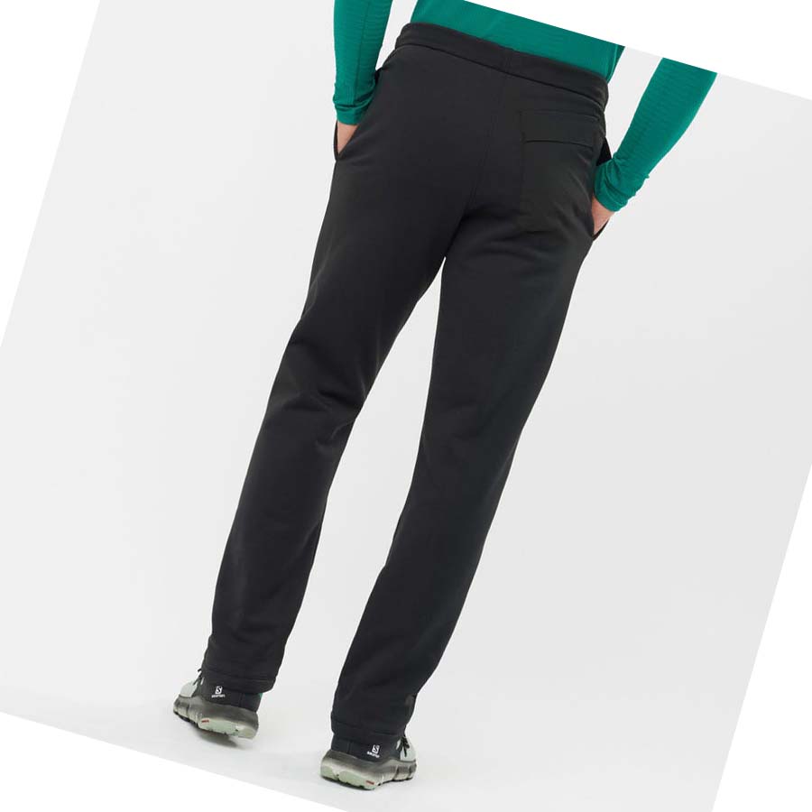 Salomon ESSENTIAL WARM FLEECE Bukse Herre Svarte | NO2435HAP