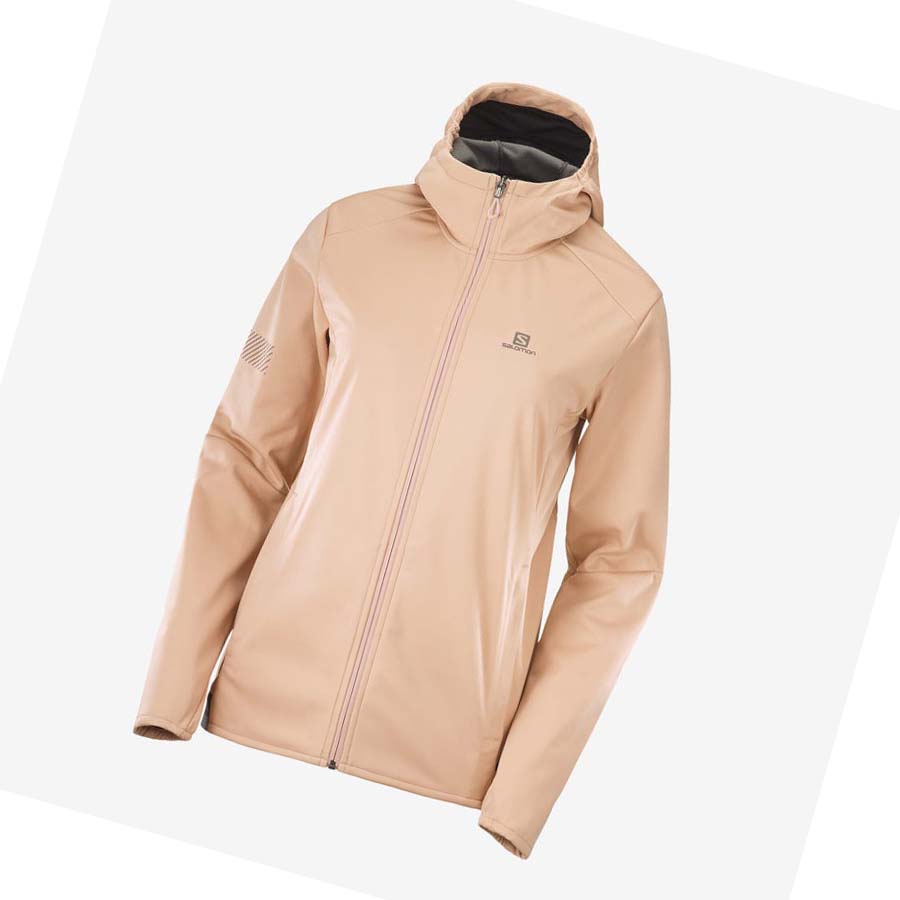 Salomon GORE TEX INFINIUM™ WINDSTOPPER® Jakke Dame Rosa | NO3189GSO