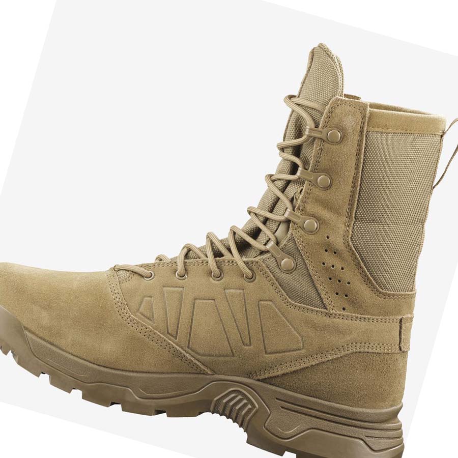 Salomon GUARDIAN CLIMASALOMON™ FORCES WATERPROOF Støvler Dame Brune | NO3033GSO