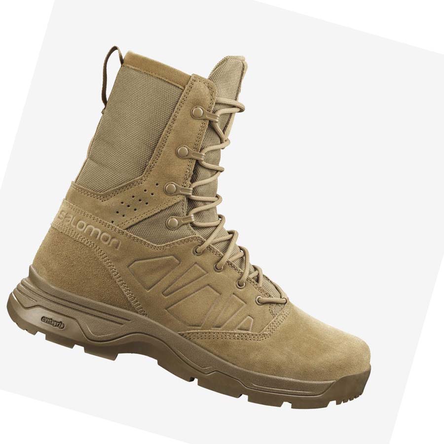 Salomon GUARDIAN CLIMASALOMON™ FORCES WATERPROOF Støvler Dame Brune | NO3033GSO