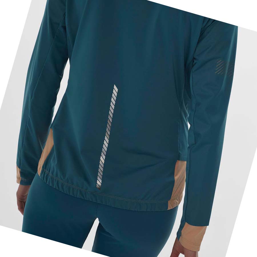 Salomon LIGHT SHELL Jakke Dame Blå | NO3192KOR