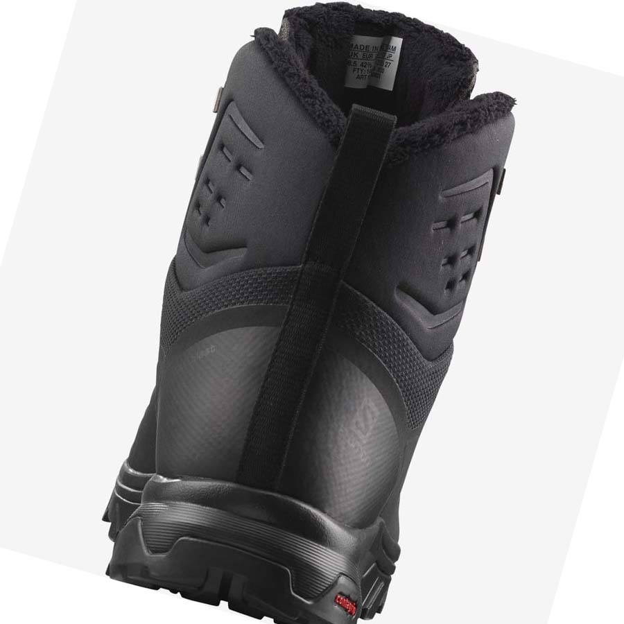 Salomon OUTBLAST THINSULATE™ CLIMASALOMON™ WATERPROOF Vinterstøvler Herre Svarte | NO2241HAP