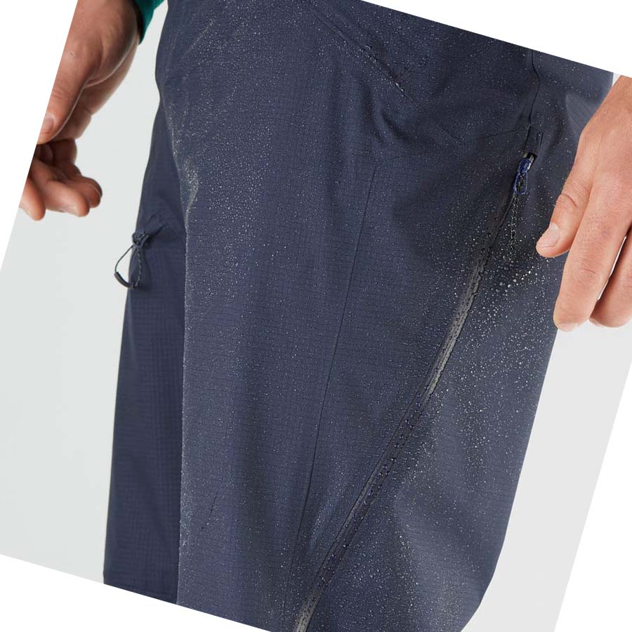 Salomon OUTPEAK GORE-TEX 3L Skibukser Herre Blå | NO2499WNB
