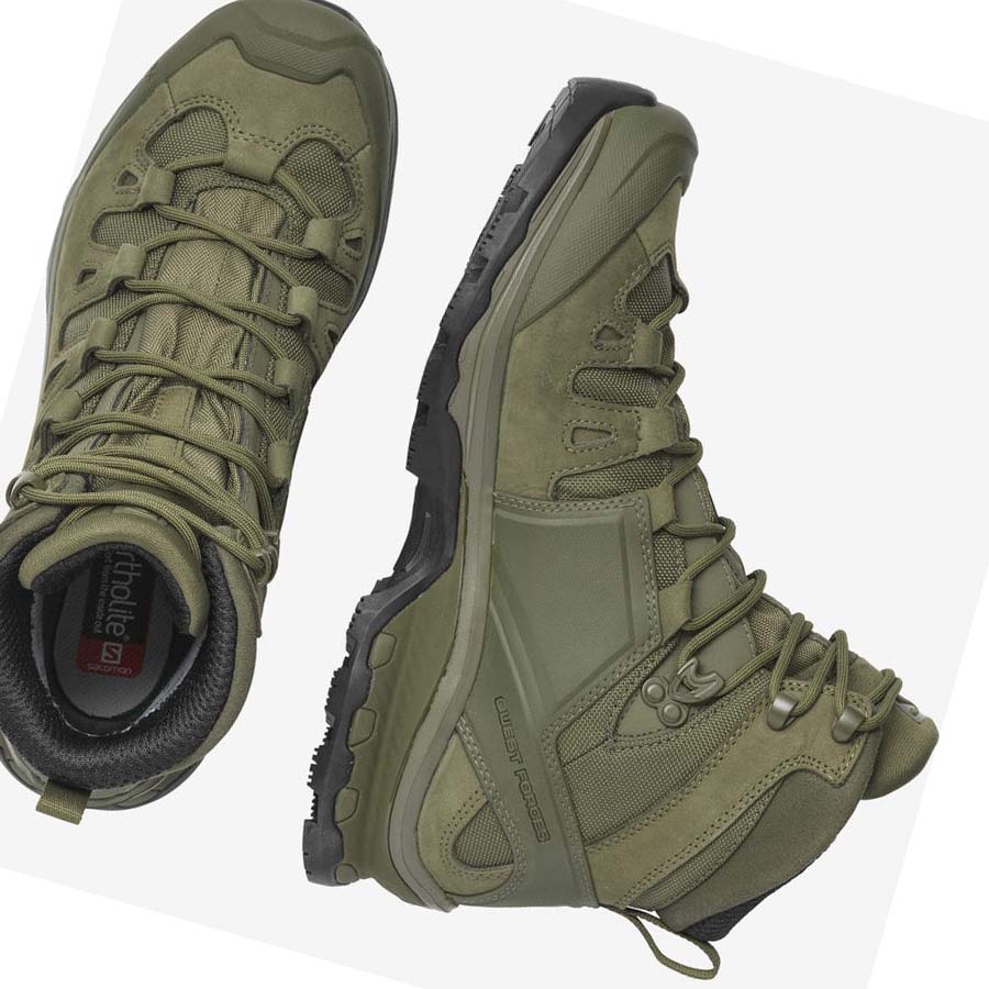 Salomon QUEST 4D FORCES 2 EN Støvler Dame Grønn | NO3038ZUT