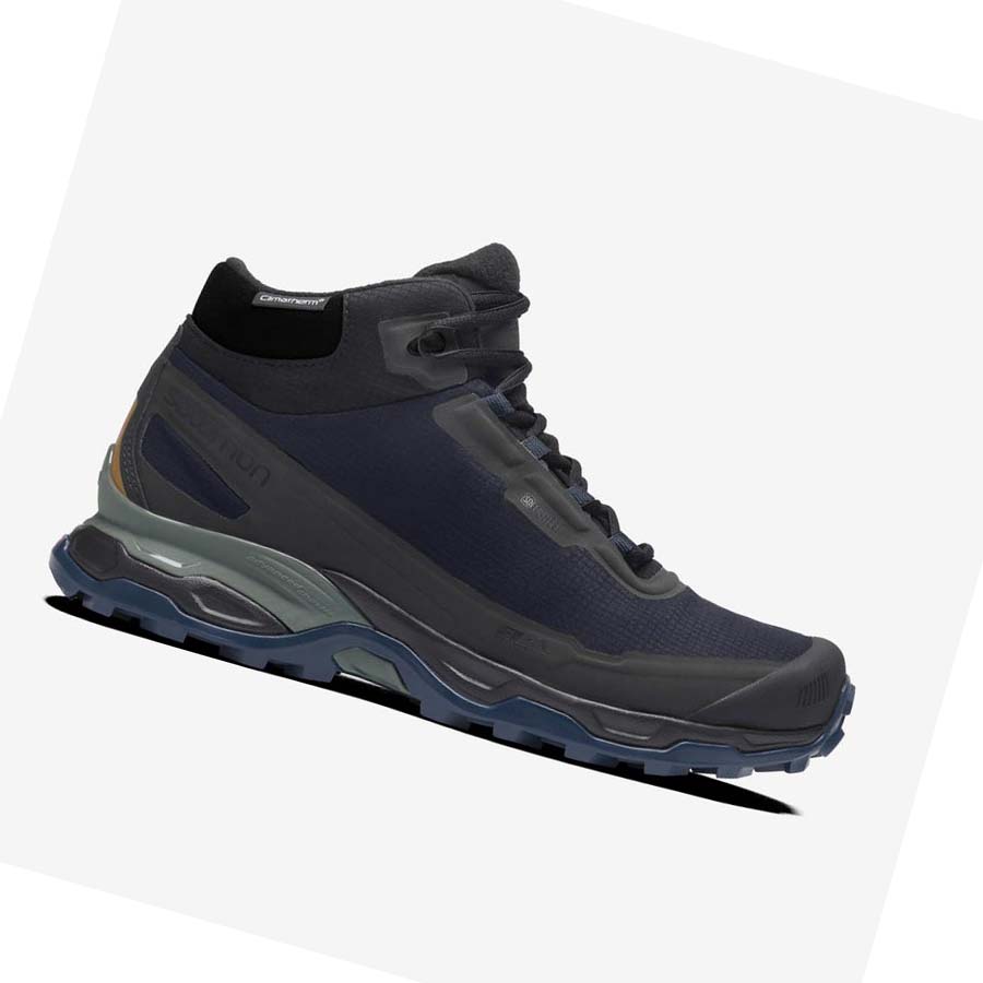 Salomon SHELTER CSWP FOR CARHARTT WIP Joggesko Herre Svarte Grå | NO2231YXF