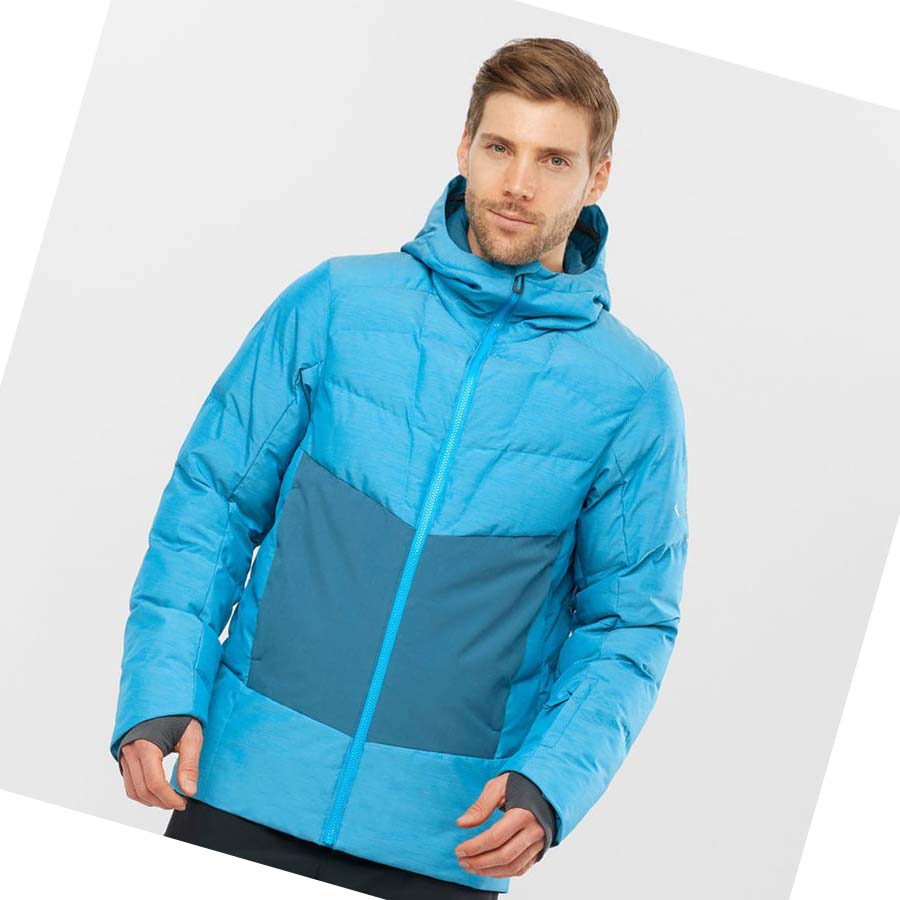 Salomon SNOWSHELTER INSULATED Jakke Herre Blå | NO2326RVD
