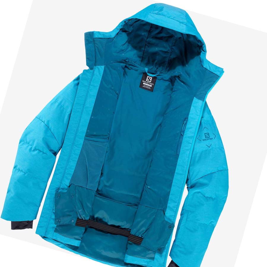 Salomon SNOWSHELTER INSULATED Jakke Herre Blå | NO2326RVD