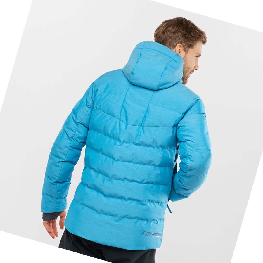 Salomon SNOWSHELTER INSULATED Jakke Herre Blå | NO2326RVD
