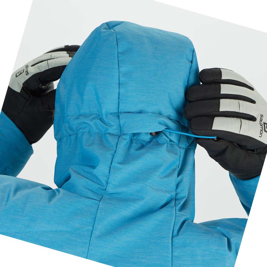 Salomon SNOWSHELTER INSULATED Jakke Herre Blå | NO2326RVD