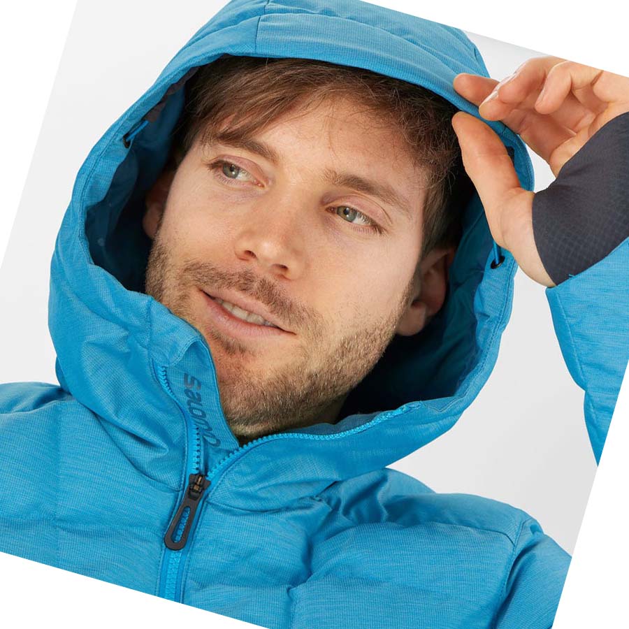 Salomon SNOWSHELTER INSULATED Jakke Herre Blå | NO2326RVD