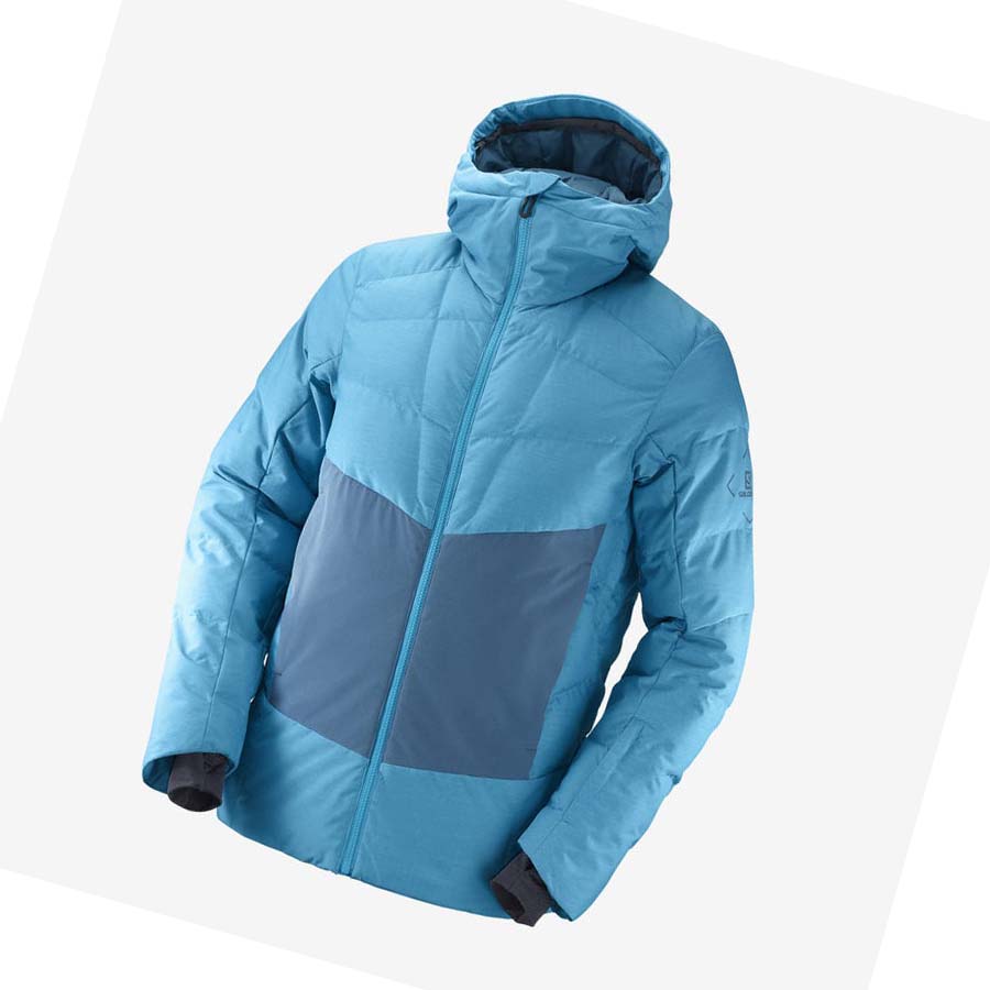 Salomon SNOWSHELTER INSULATED Jakke Herre Blå | NO2326RVD