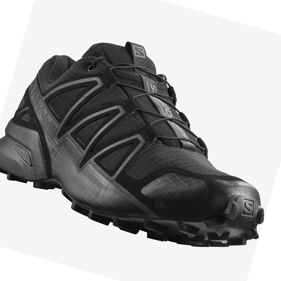 Salomon SPEEDCROSS 4 WIDE FORCES Støvler Herre Svarte | NO2263AHK