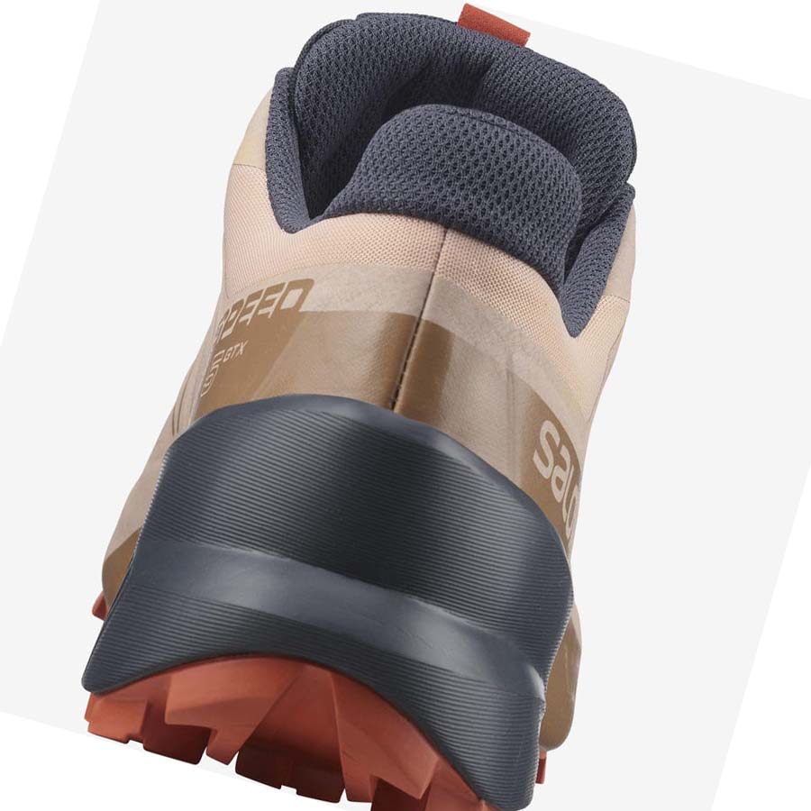 Salomon SPEEDCROSS 5 GORE-TEX Trail Løpesko Dame Brune | NO2866TCE