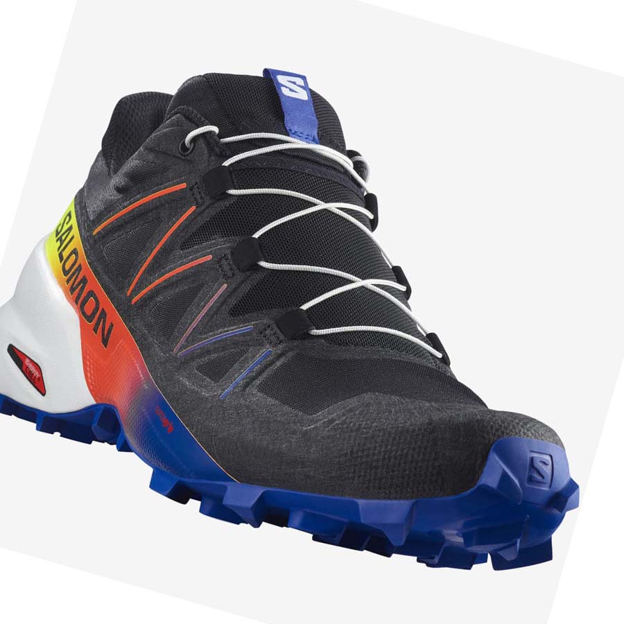 Salomon SPEEDCROSS 5 RACING PACK Trail Løpesko Dame Svarte Gul | NO2849FDN
