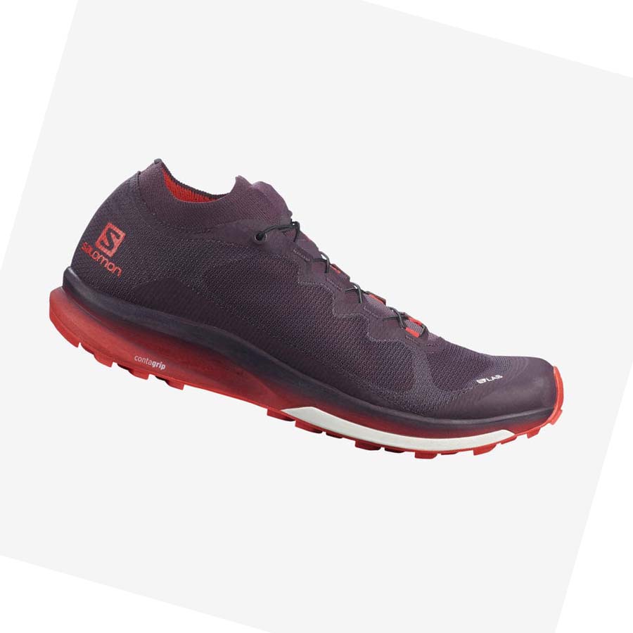 Salomon S/LAB ULTRA 3 Trail Løpesko Herre Lilla | NO2139AHK