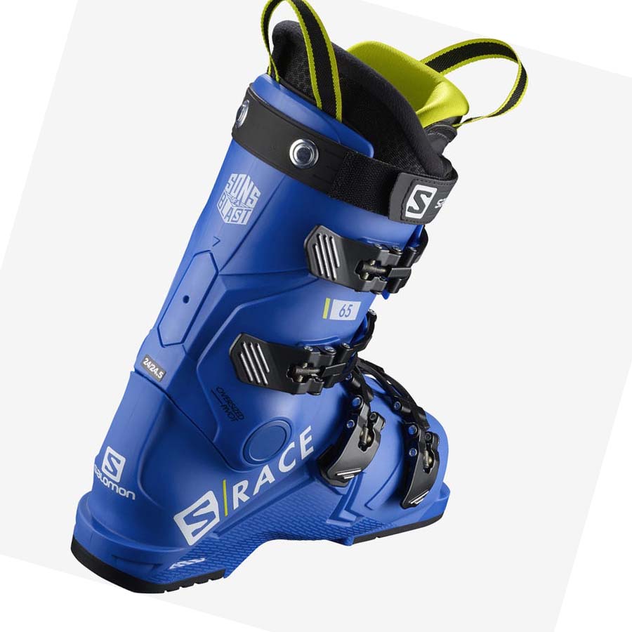 Salomon S/RACE 65 Skistøvler Barn Blå | NO3621DFM