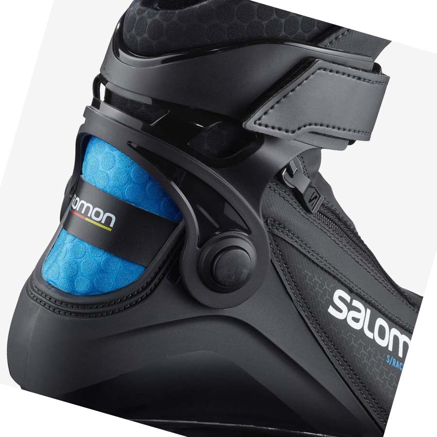 Salomon S/RACE SKIATHLON PILOT JUNIOR Skistøvler Barn Svarte Blå | NO3607JPQ