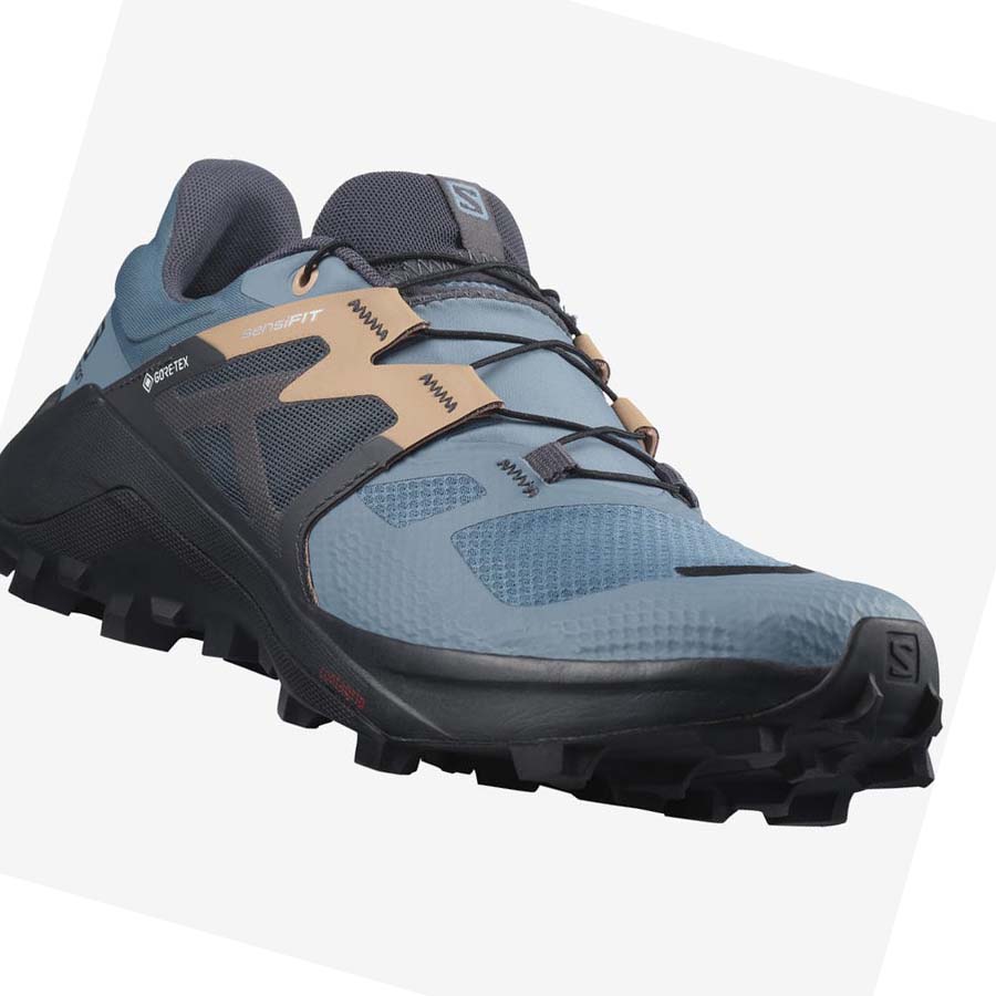 Salomon WILDCROSS 2 GORE-TEX Trail Løpesko Dame Blå | NO2856XYU