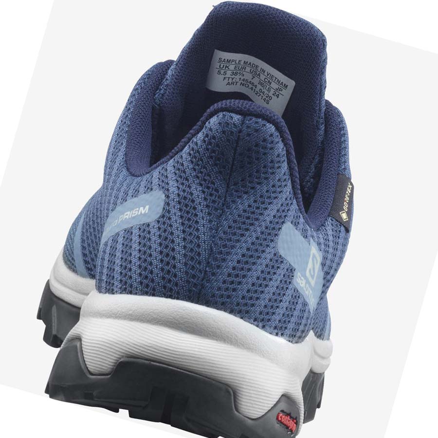 Salomon WoOUTBOUND PRISM GORE-TEX Fjellsko Dame Blå | NO2781VRW