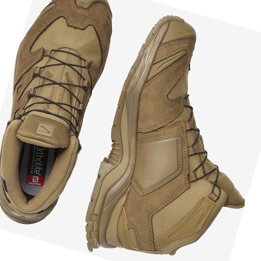 Salomon XA FORCES MID GORE-TEX Støvler Dame Brune | NO3035JPQ