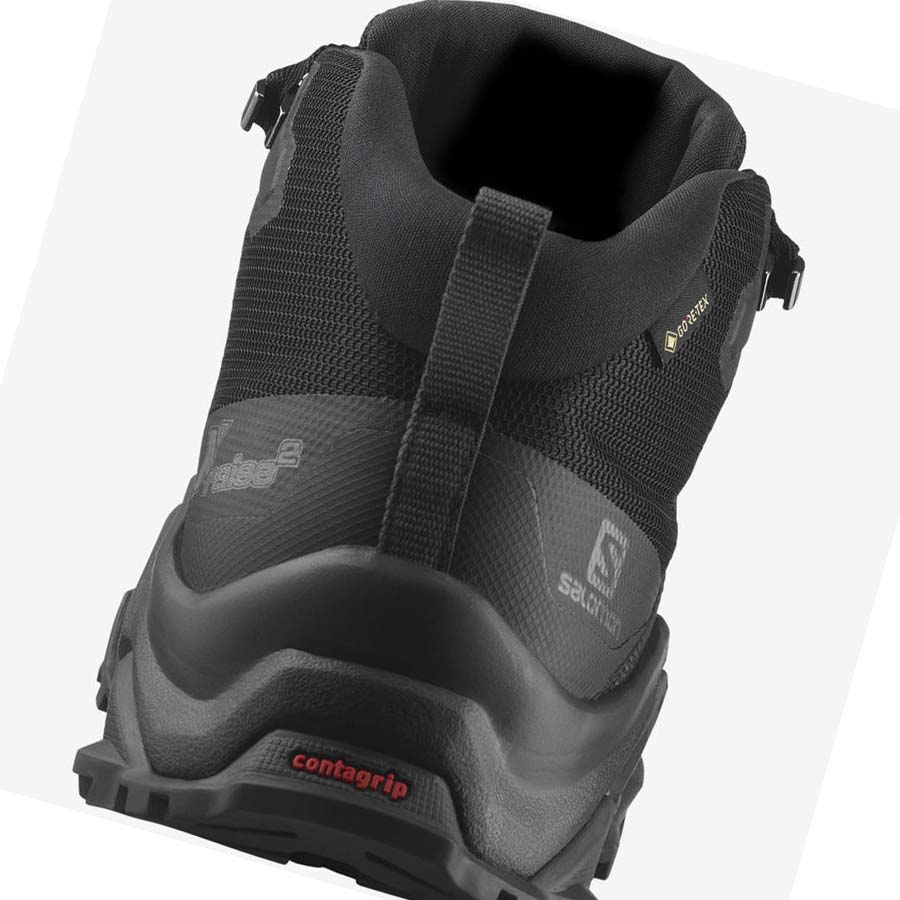Salomon X RAISE 2 MID GORE-TEX Fjellsko Herre Grå Svarte | NO2072GSO