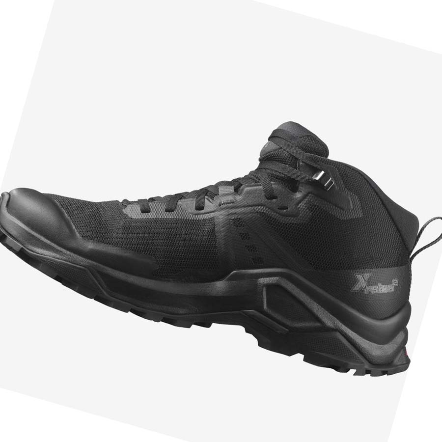 Salomon X RAISE 2 MID GORE-TEX Fjellsko Herre Grå Svarte | NO2072GSO