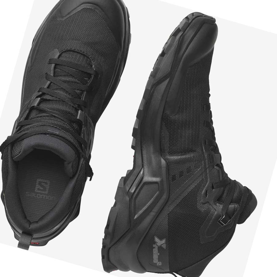 Salomon X RAISE 2 MID GORE-TEX Fjellsko Herre Grå Svarte | NO2072GSO